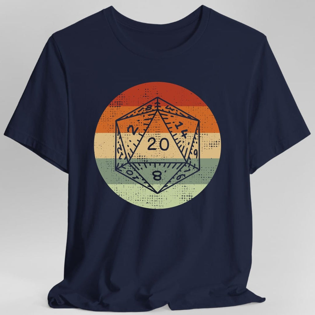 DnD D20 Shirt | Retro Sunset