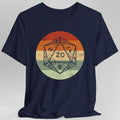 DnD D20 Shirt | Retro Sunset