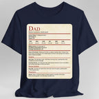 DnD Dad Shirt With Stat Block
