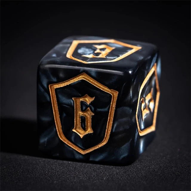 DND Dice 16mm Pearl Acrylic D6 Tabletop RPG Game Dice