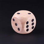 DND Dice 16mm Wooden D6 Classic Tabletop RPG Game Dice