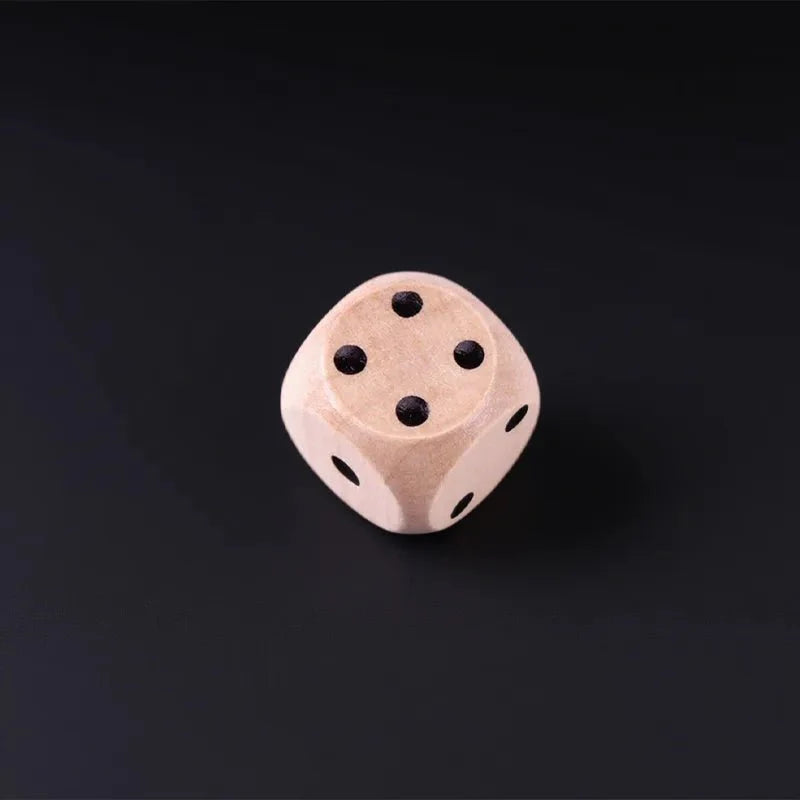 DND Dice 16mm Wooden D6 Classic Tabletop RPG Game Dice