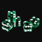DND Dice-19mm Transparent Acrylic Dice Texas Hold'em Game Dice