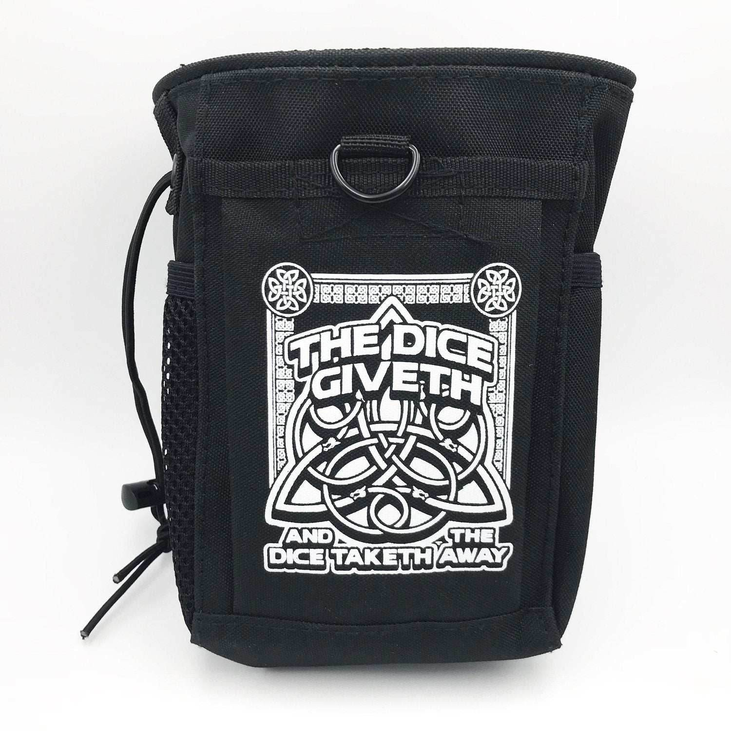 Dice Giveth and Taketh Deluxe Dice Bag - Light Brown