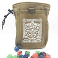 Dice Giveth and Taketh Deluxe Dice Bag - Light Brown