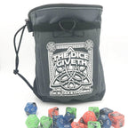 Dice Giveth and Taketh Deluxe Dice Bag - Grey