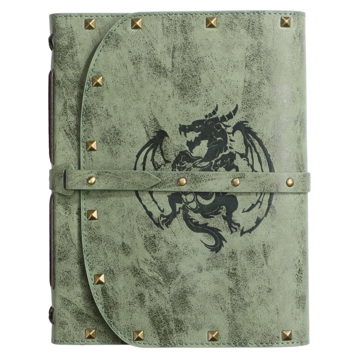 DND Dragon Notebook for Dungeons & Dragons/D&D, Great RPG Accessory Nerdy Gift for DMs and Players, 288 Page A5 Leather Notepad