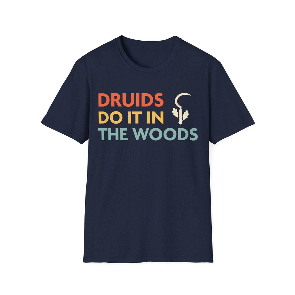 DnD Druids Do It In The Woods Shirt - Navy / S