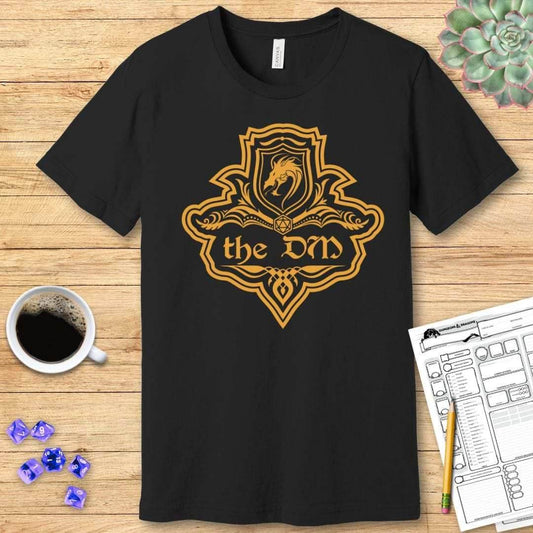 DnD Dungeon Master Emblem T-Shirt - Navy / S