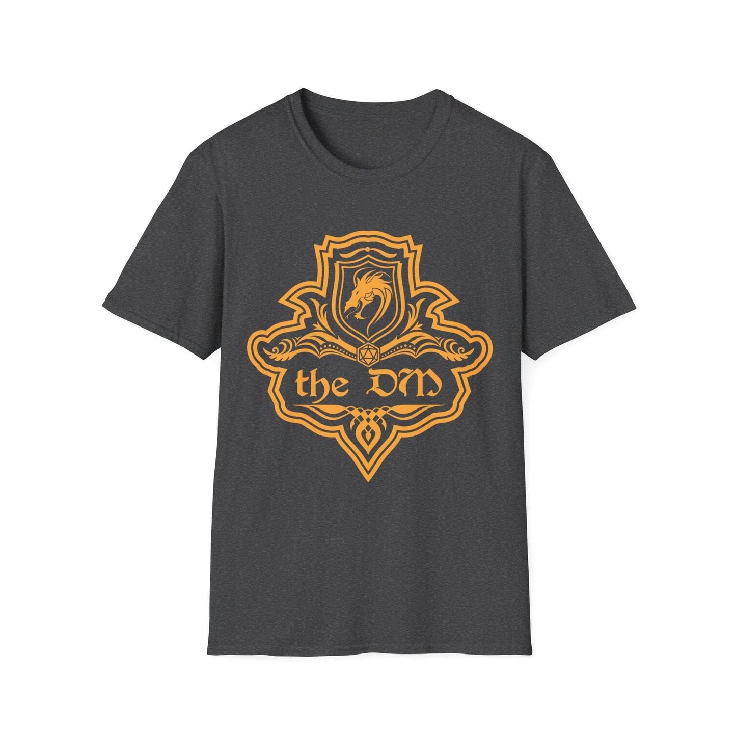 DnD Dungeon Master Emblem T-Shirt - Dark Heather / S