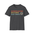 DnD Dungeon Masters Do It With Plot Twists Shirt - Dark Heather / S