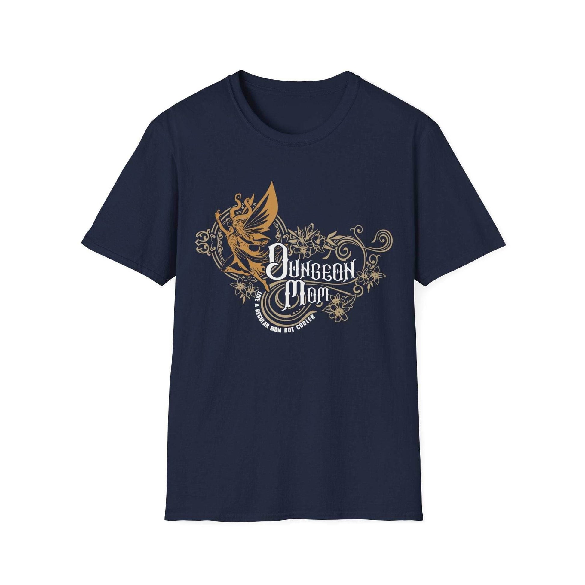 DnD Dungeon Mom T-Shirt - Navy / S