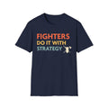 DnD Fighters Do It With Strategy Shirt - Navy / S