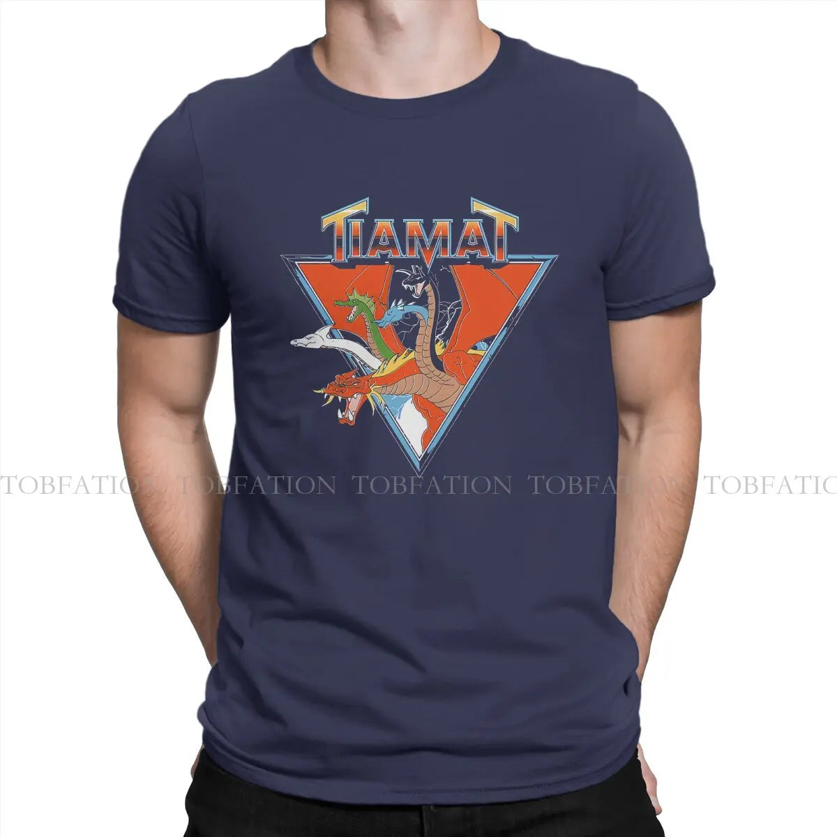 DnD Game Men's TShirt Tiamat Distinctive T Shirt 100% Cotton Original Sweatshirts New Trend