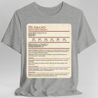 DnD Husband Stat Block T-Shirt