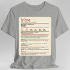 Mom DND Shirt - Funny Stat Block