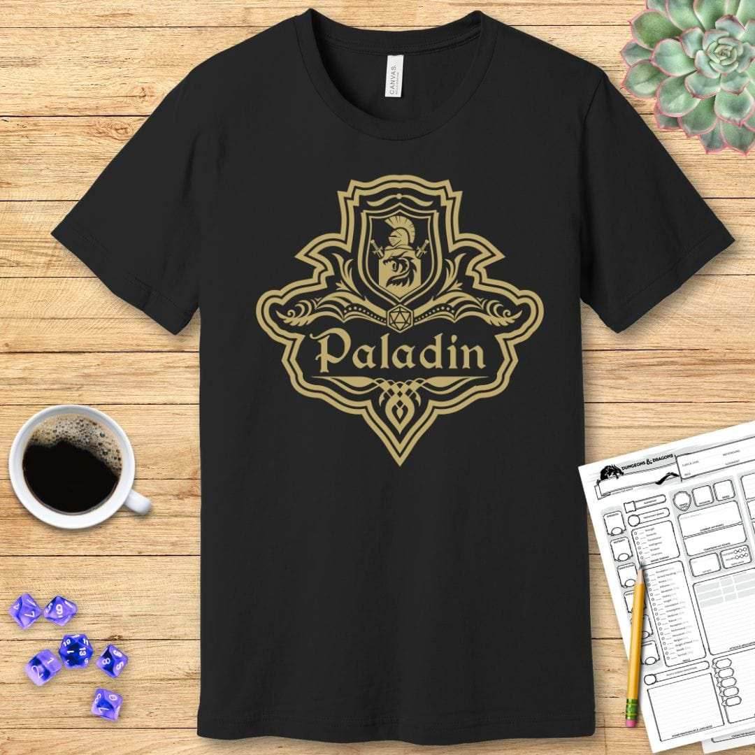 DnD Paladin Class Emblem T-Shirt - Navy / S