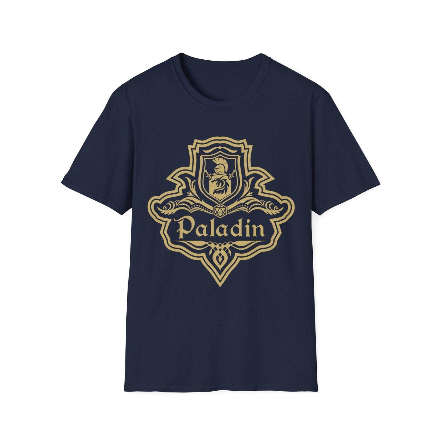 DnD Paladin Class Emblem T-Shirt - Navy / S