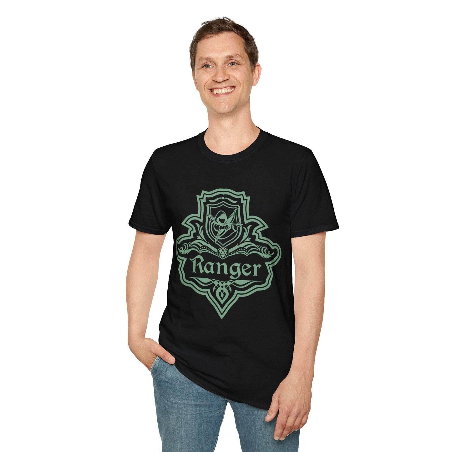 DnD Ranger Class Emblem T-Shirt - Navy / S