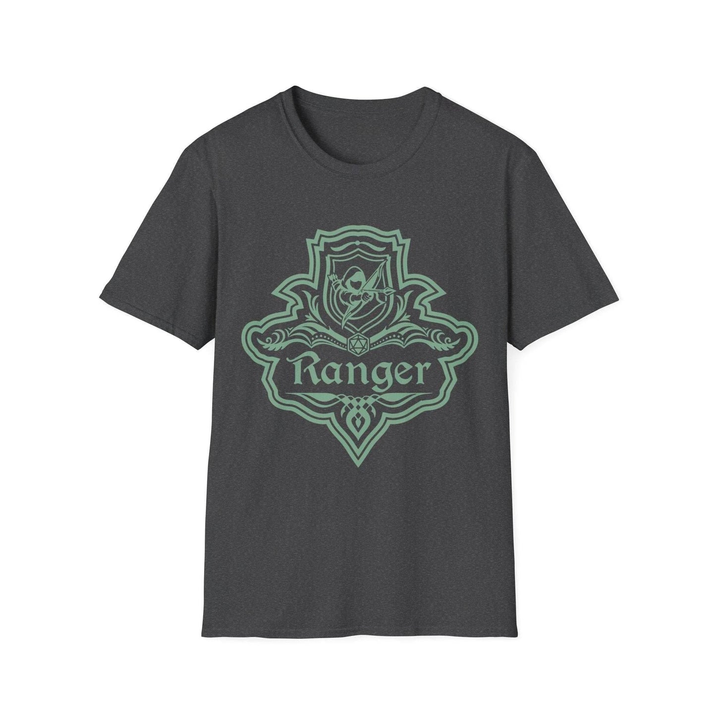 DnD Ranger Class Emblem T-Shirt - Dark Heather / S