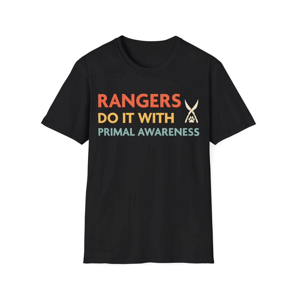 DnD Rangers Do It With Primal Awareness Shirt - Black / S
