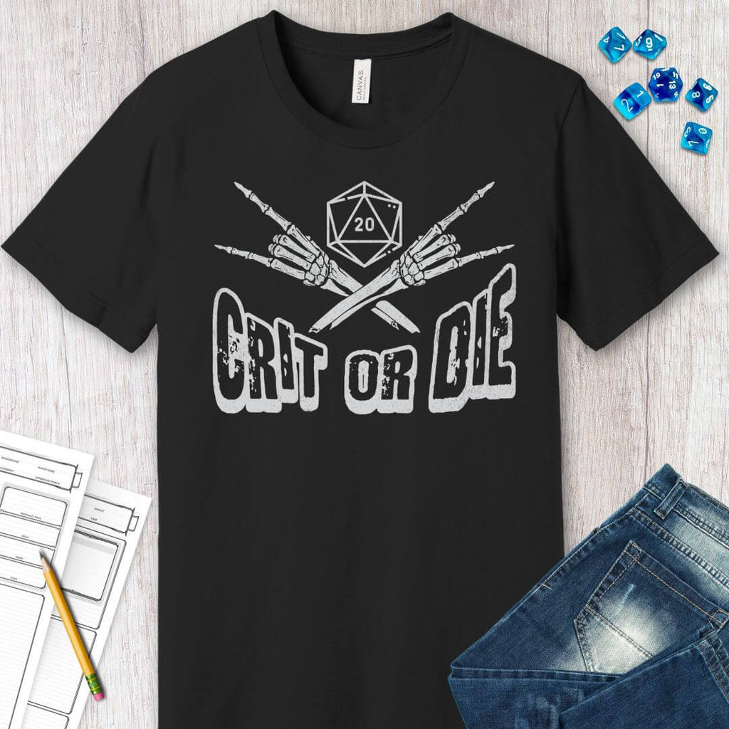 DnD Shirt - Crit or Die