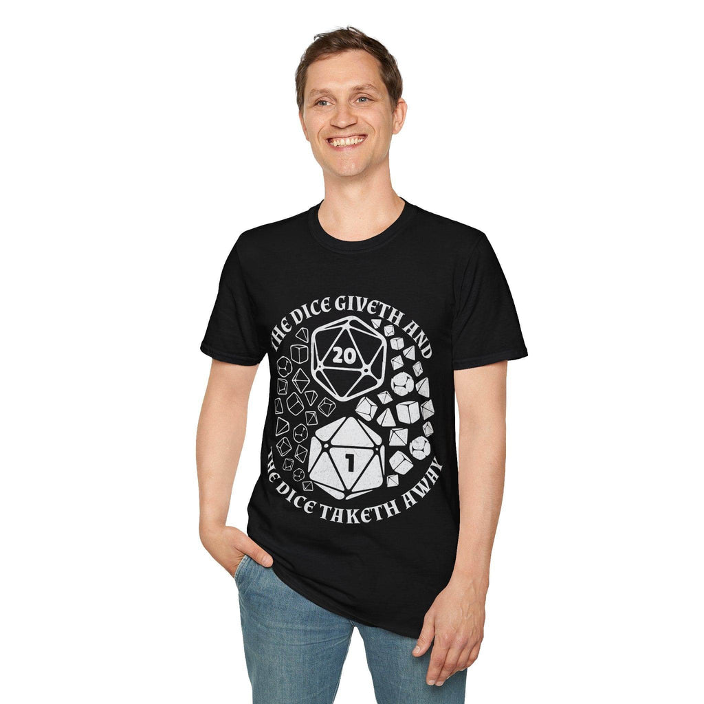 DnD Shirt - Yin Yang Dice - Black / S