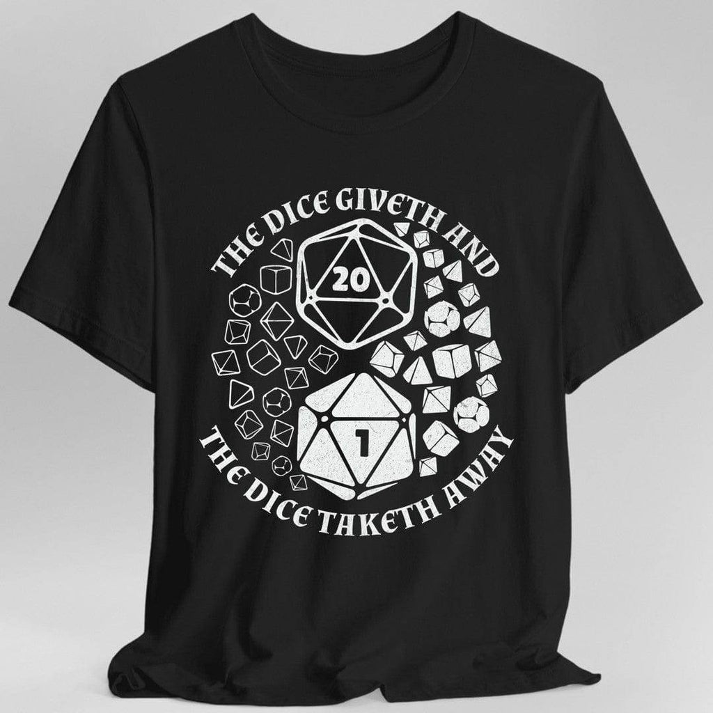DnD Shirt - Yin Yang Dice - Black / S