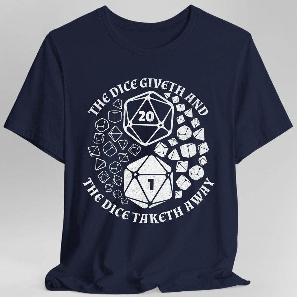 DnD Shirt - Yin Yang Dice - Navy / S