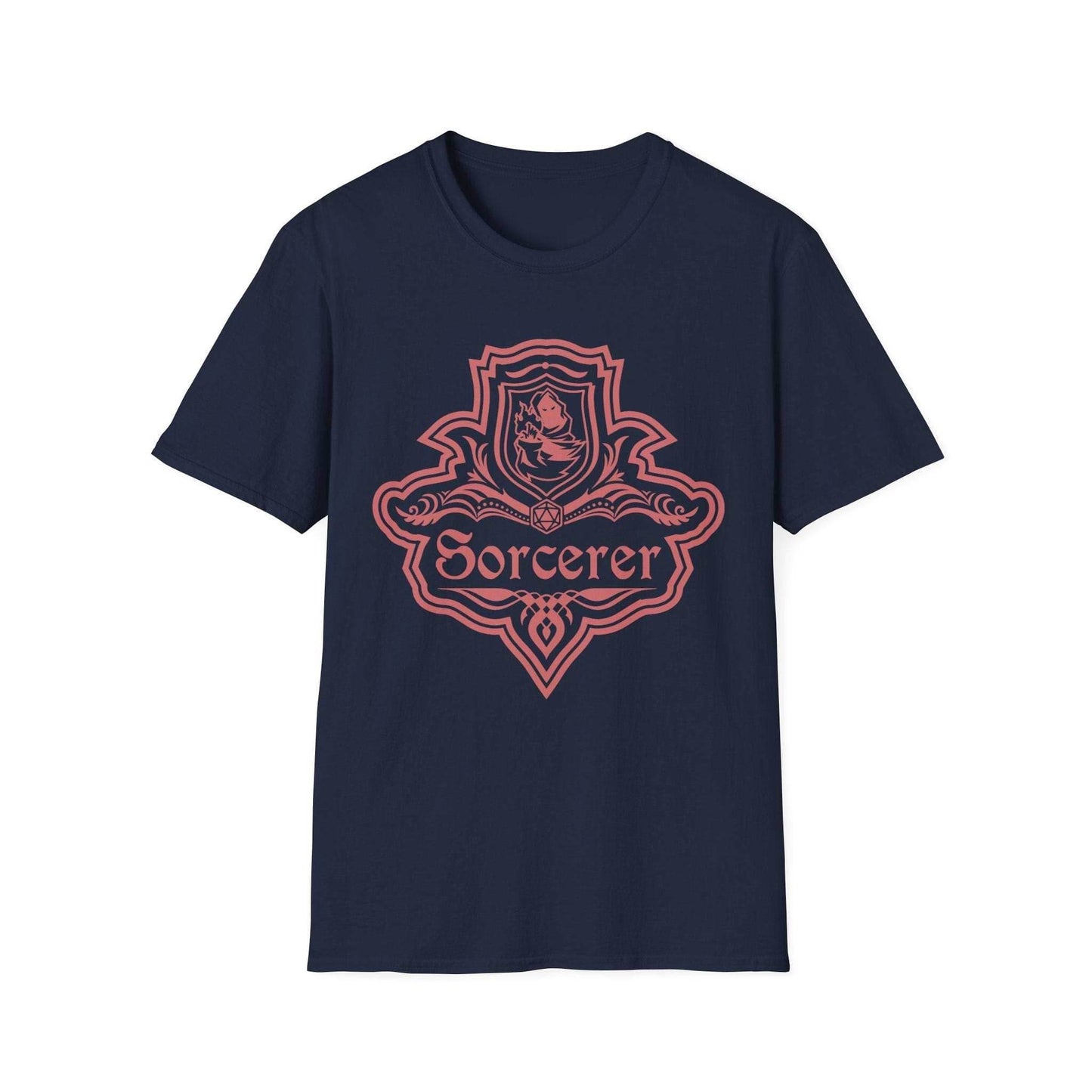 DnD Sorcerer Class Emblem T-Shirt - Navy / S