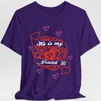 DND Valentines Gift Shirt - He is My Natural 20 - D&D Matching Couples Shirt