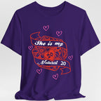 DND Valentines Gift Shirt - She is My Natural 20 - D&D Matching Couples Shirt