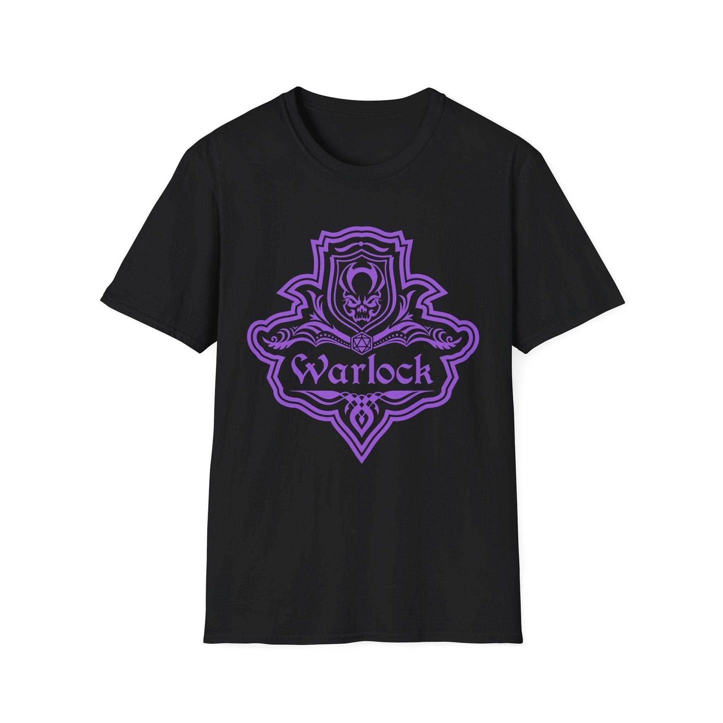 DnD Warlock Class Emblem T-Shirt - Black / S