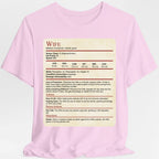 DnD Wife Stat Block T-Shirt