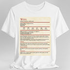 DnD Wife Stat Block T-Shirt