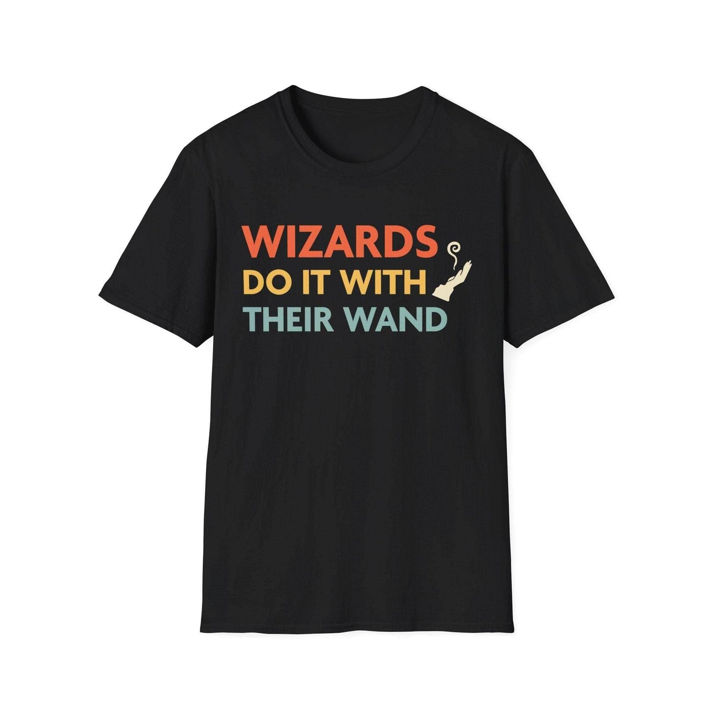 DnD Wizards Do It With Their Wand Shirt - Black / S