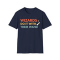 DnD Wizards Do It With Their Wand Shirt - Navy / S