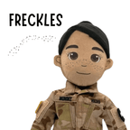 Custom Plush Doll - Add Mustache, Freckles, Glasses, and More | DIY Friendly