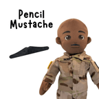 Custom Plush Doll - Add Mustache, Freckles, Glasses, and More | DIY Friendly