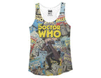 Doctor Who Comic Covers Racerback Tank - XL