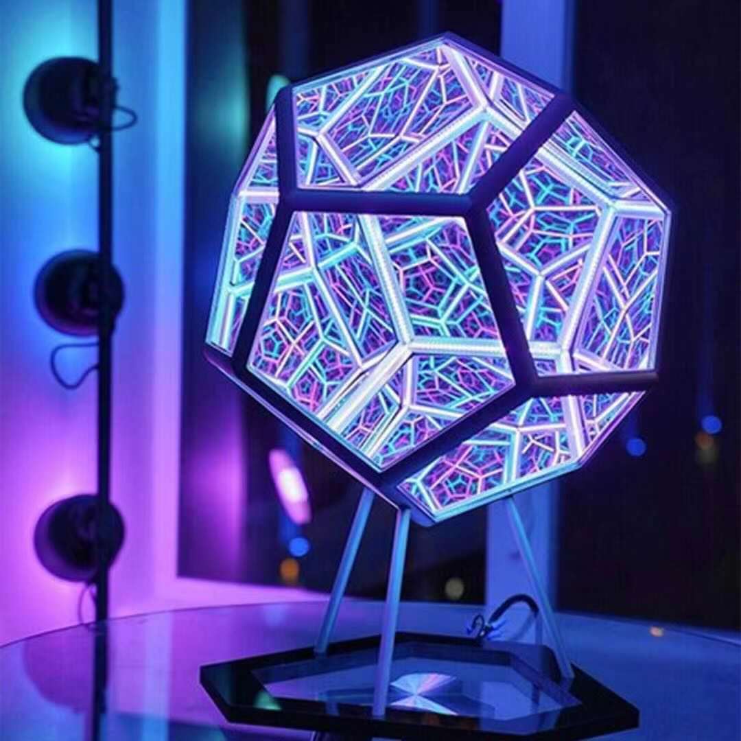 Dodecahedron Small Night Lamp Color