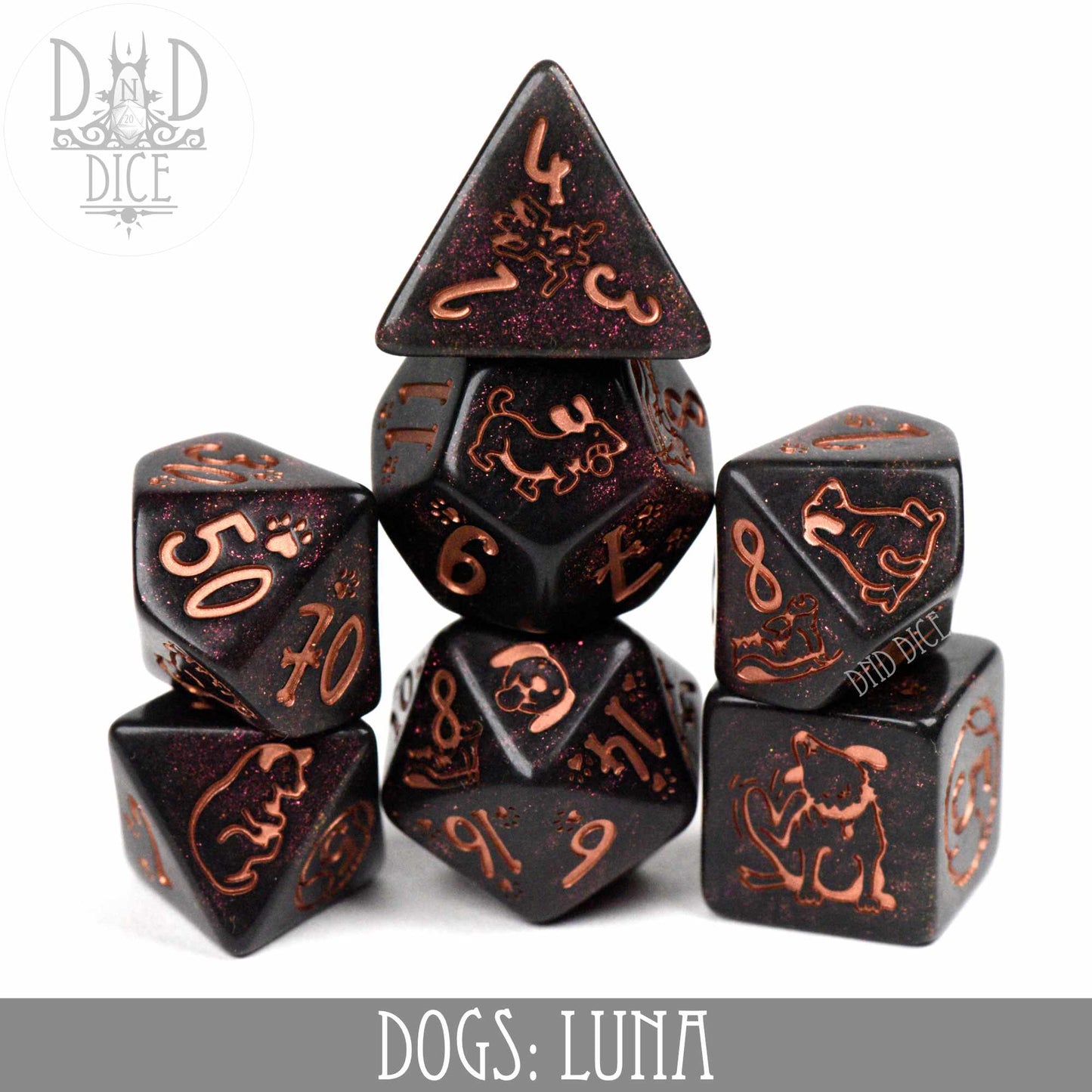 Dogs: Luna Dice Set