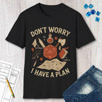 Don't Worry I have a Plan D&D T-Shirt - Natural / S