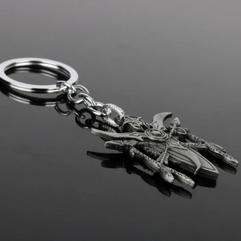 dongsheng Hot Game Series World of WarCrafts Keyring Fashion Car Keychain WOW Keychain Accessories Jewelry Gift For Men