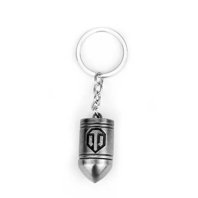 dongsheng World of Tanks WOT Hot Game 3Colors Metal Tank Key Ring Keychain Pendant Gift -50