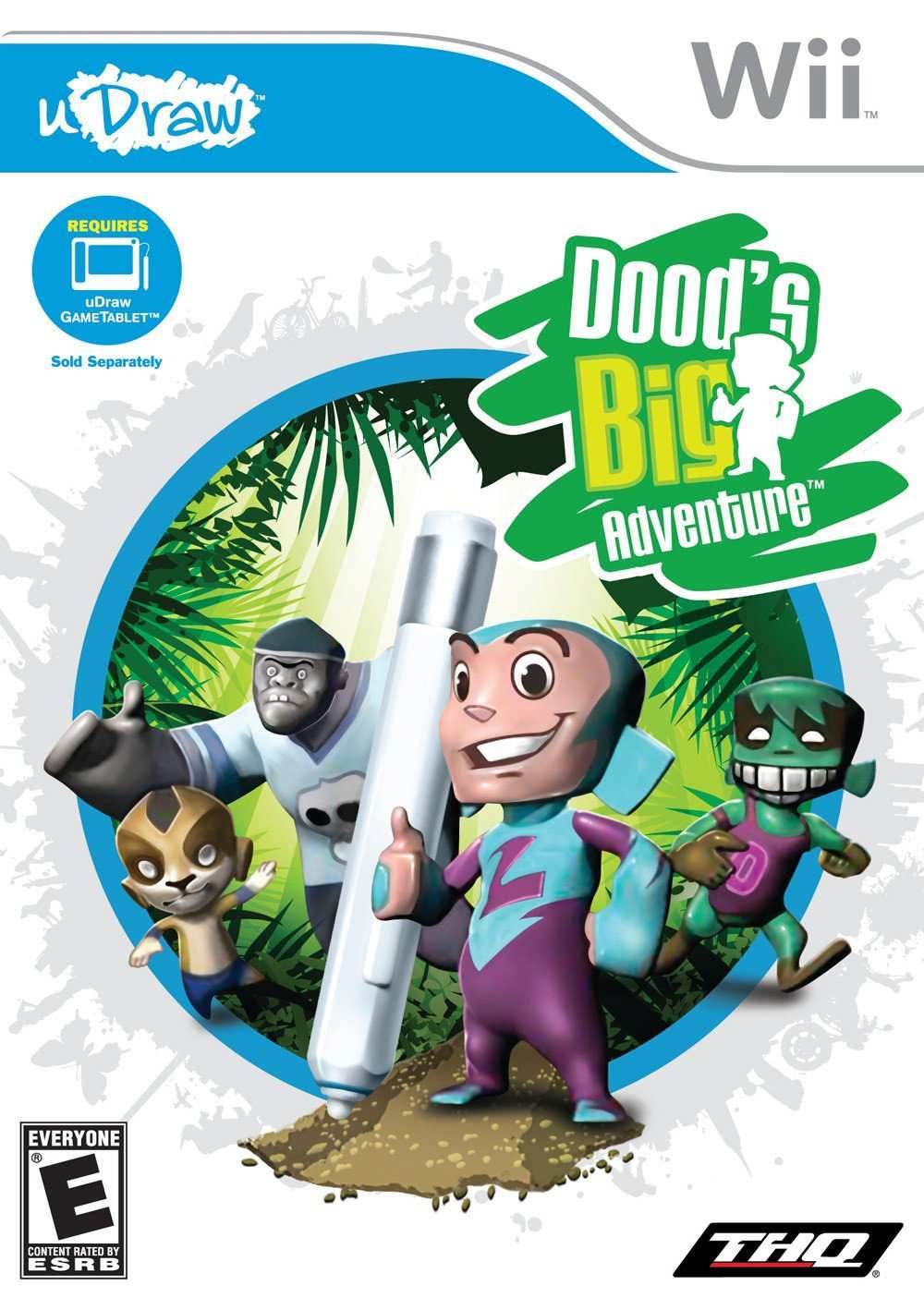 uDraw Dood's Big Adventure (Wii) - Game Manual Only