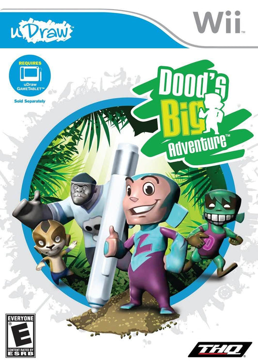 uDraw Dood's Big Adventure (Wii) - Game Manual Only