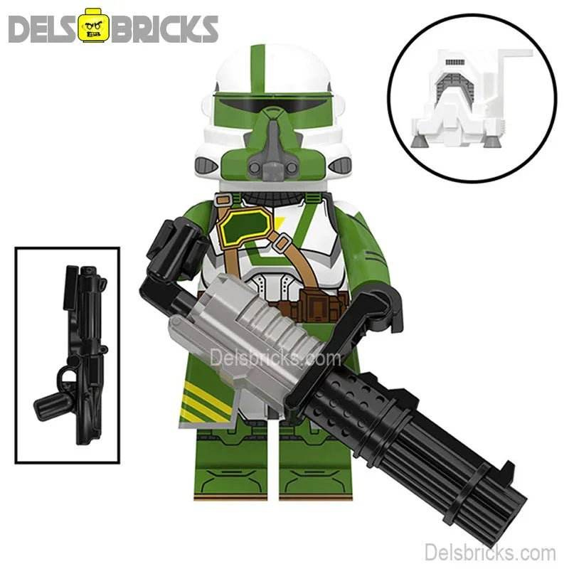 Doom Unit Clone trooper Commander Star wars Lego Minifigures Custom Toys - 