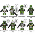 Doom's Unit Doomsday Quad Clone troopers Set of 8 | Lego Minifigures Custom Toys