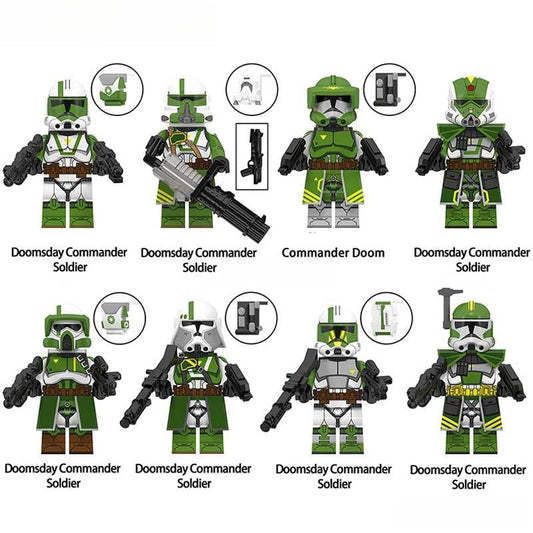 Doom's Unit Doomsday Quad Clone troopers Set of 8 | Lego Minifigures Custom Toys